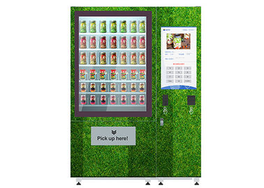 Tùy chỉnh trái cây tươi salad thực phẩm băng tải máy bán hàng tự động với thang máy