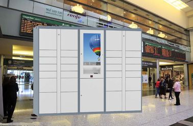 Smart CRS Cho thuê tủ khóa công cộng cho thuê với các thiết bị thanh toán khác nhau Ngôn ngữ UI cho sân bay