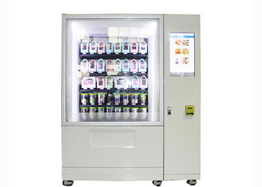 QR Code Fresh Fruit Salad thực phẩm Máy bán hàng tự động Tủ lạnh với màn hình cảm ứng